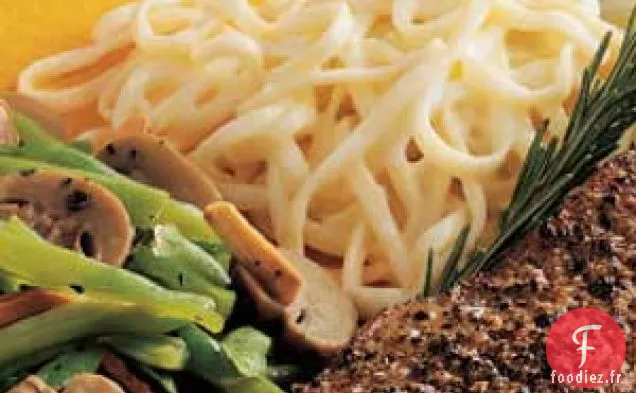 Linguine aux deux fromages