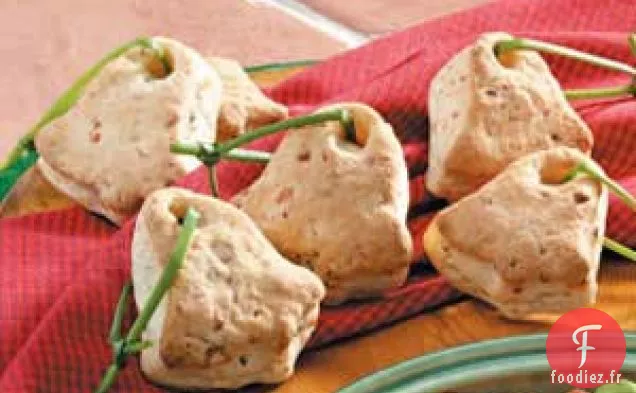 Décorations en biscuit à la ciboulette