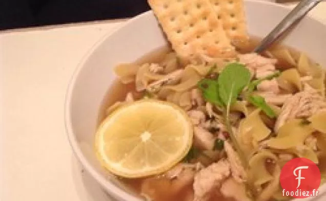 Soupe de poulet portugaise II