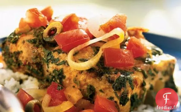 Tajine de Poisson au Citron et aux Tomates Confites