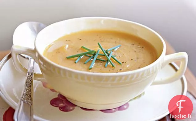 Soupe de Courge Musquée Rôtie et Échalote