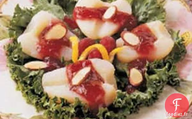 Salade de poires aux canneberges