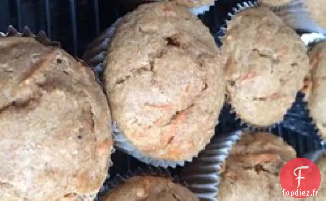 Muffins aux carottes et raisins secs