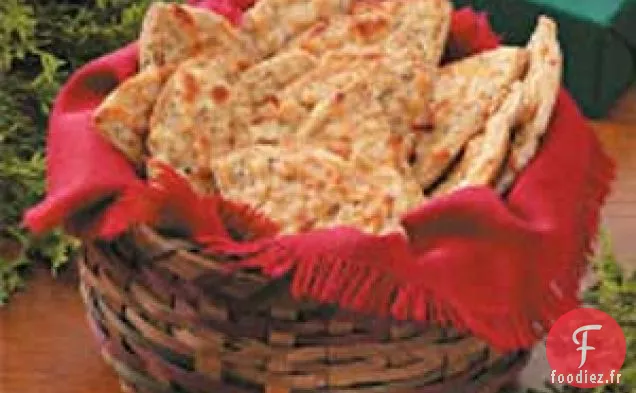 Chips de pita au fromage