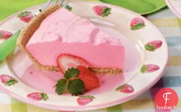 Tarte au fromage aux baies et à la banane