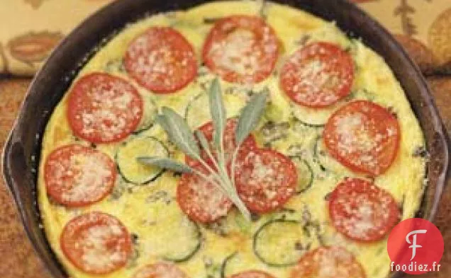 Frittata du jardin à l'italienne