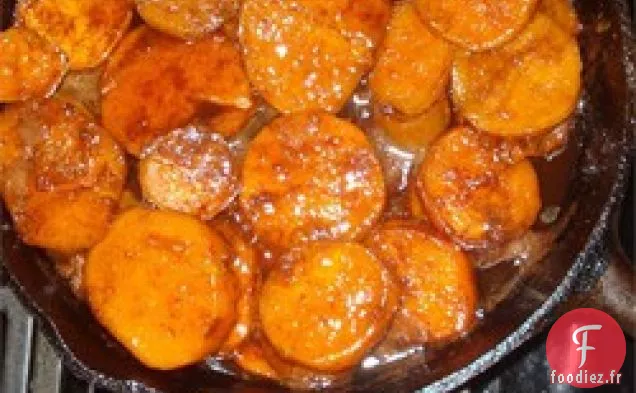 Patates douces confites du sud