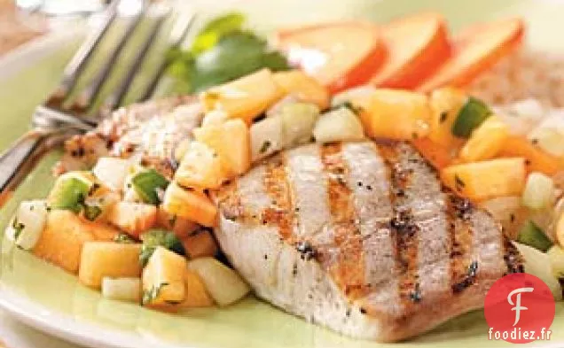 Mahi Mahi avec salsa à la nectarine