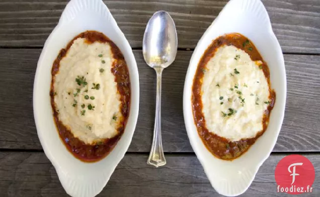 Gruau De Cheddar Blanc Au Beurre D'Ancho Chili