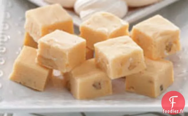 Fudge au chocolat blanc et à la noix de coco