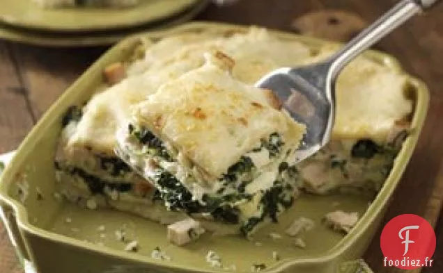Lasagne au poulet et au fromage