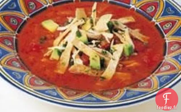 Soupe de tortillas anchois