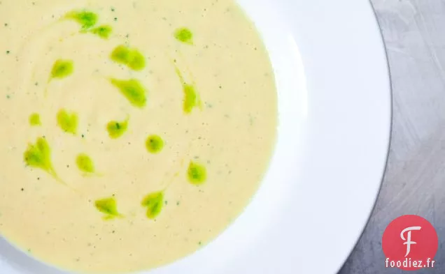 Soupe Froide De Maïs Et Betterave Dorée