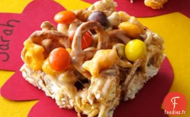 Friandises au maïs et au caramel