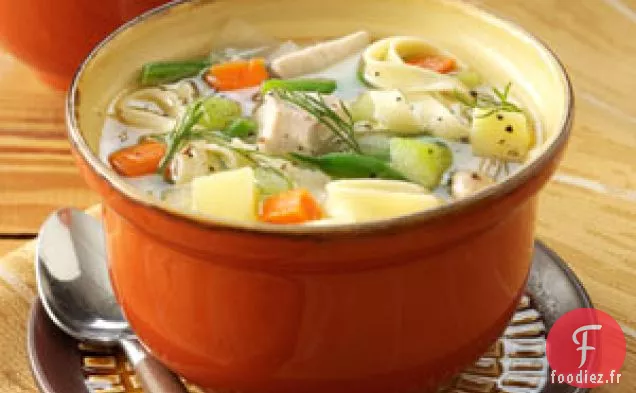 Soupe de nouilles au poulet de maman