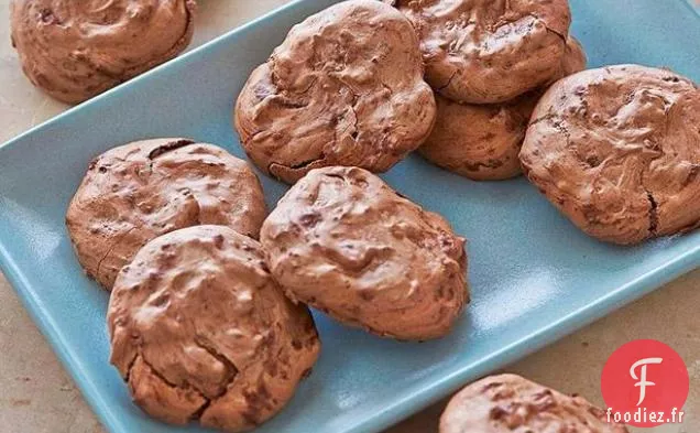 Biscuits au chocolat et à la meringue sans gluten de Ron