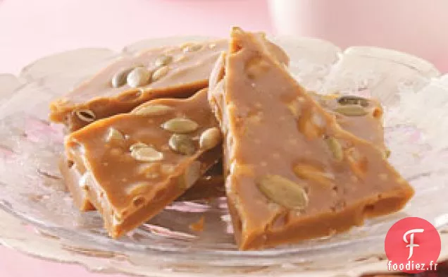 Caramel aux graines de citrouille