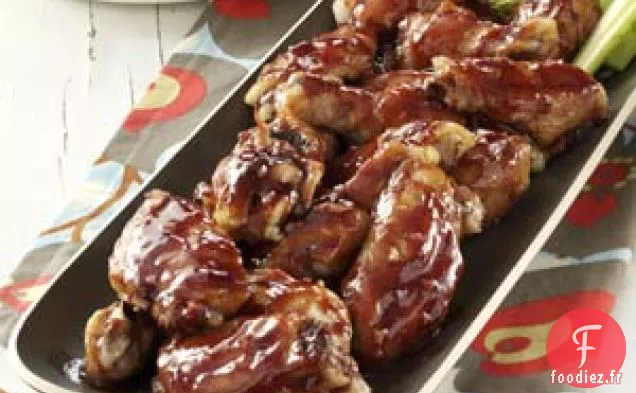 Ailes de poulet barbecue aux framboises