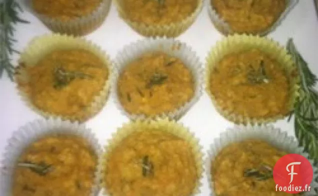 Muffins salés à la courge musquée et à faible teneur en glucides