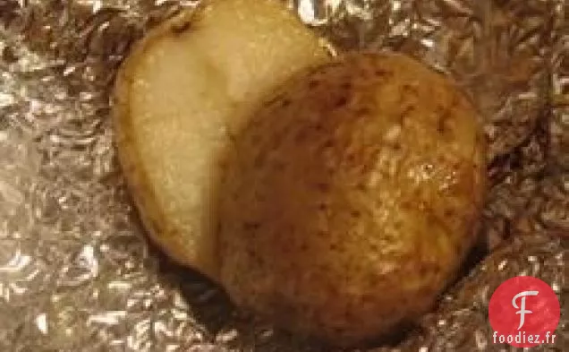 Pommes de terre en papillote