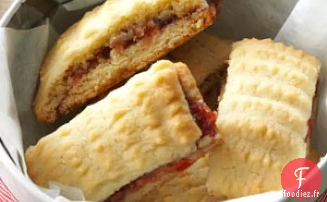 Biscuits Spritz fourrés aux fruits