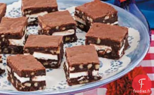 Brownies à la menthe poivrée