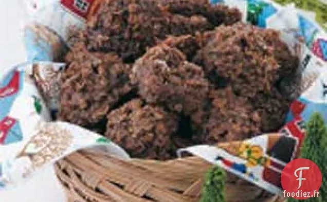 Biscuits au chocolat sans cuisson