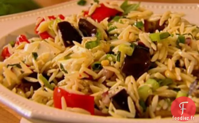 Orzo aux légumes rôtis