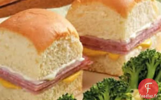 Sandwichs de charcuterie hawaïenne