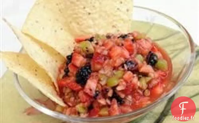 Salsa aux fruits épicés