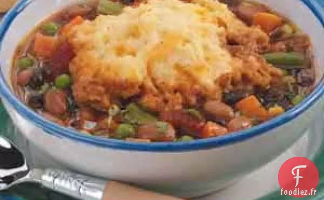 Soupe de haricots acidulée