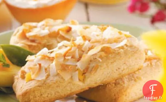 Scones à la mangue et à la colada