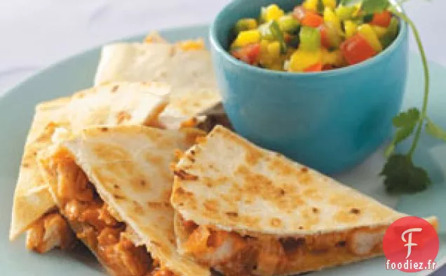 Quesadillas au poulet grillé