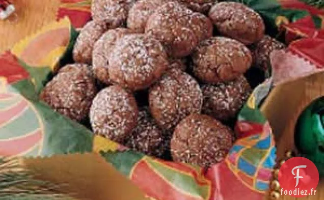 Biscuits aux truffes au chocolat