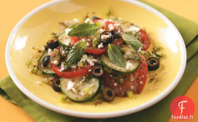 Salade du jardin d'été