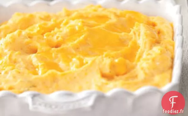 Purée de pommes de terre au fromage cheddar