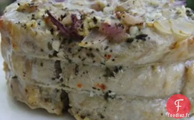 Filet de porc mariné au vin et à la moutarde de Dijon