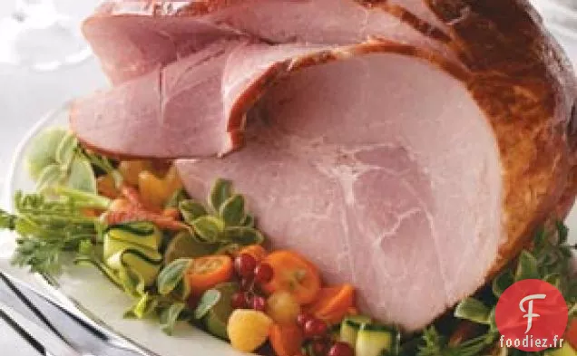 Jambon glacé au cidre de pomme
