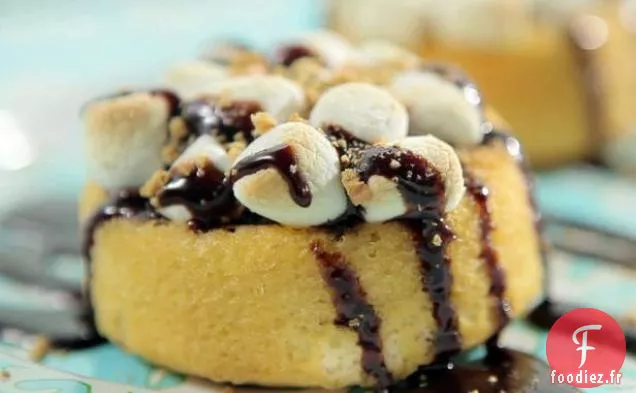 Gâteaux S'mores grillés