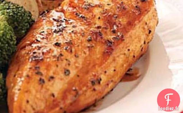 Poulet au miel et au vinaigre balsamique
