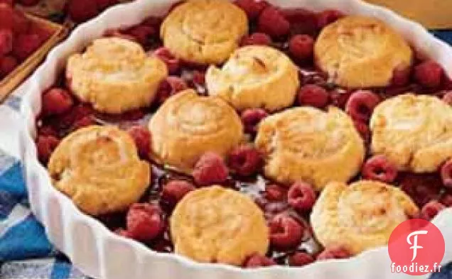 Whirligigs au citron et aux framboises