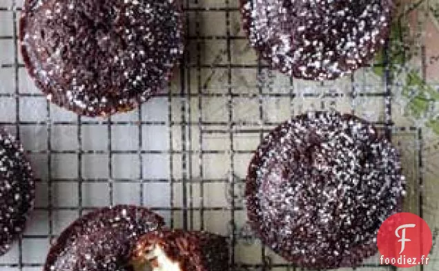 Cupcakes macarons au chocolat