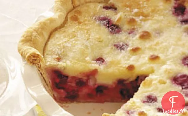 Tarte aux cerises et à la crème sure