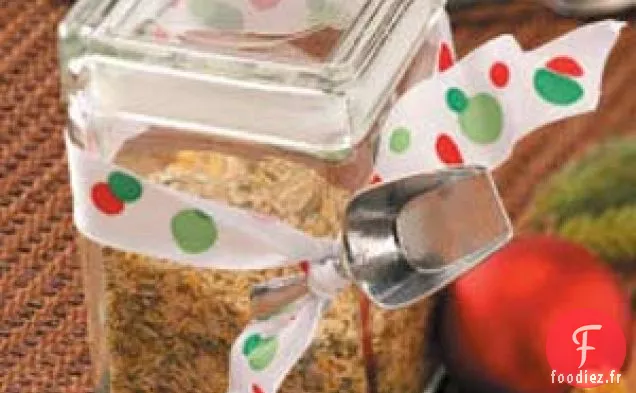 Mélange de soupe au poulet et au riz