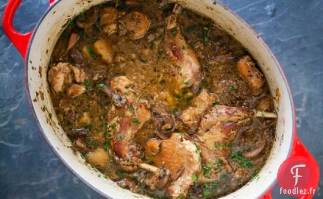 Ragoût De Lapin Aux Champignons