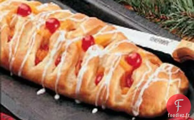 Pain au thé aux cerises et aux abricots