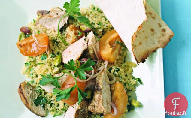Salade de Couscous au Poulet et aux Abricots