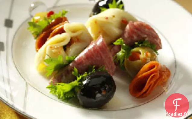 Brochettes d'antipasti