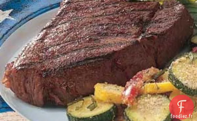 Steaks grillés épicés