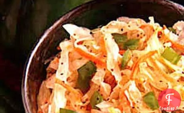 Salade de chou au congélateur